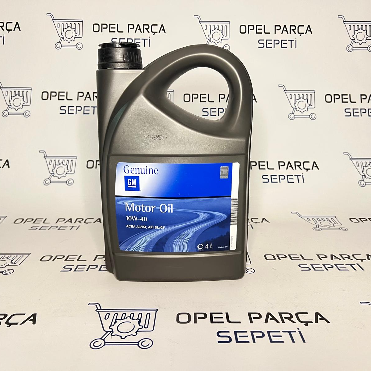 GM MOTOR YAĞI 10W-40 4 LİTRE SENTETİK GM