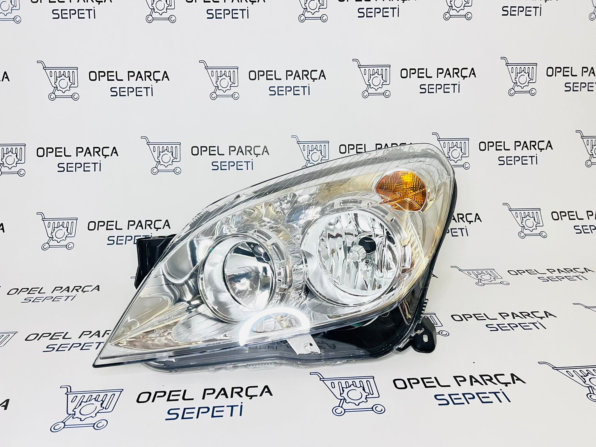 OPEL ASTRA H SOL FAR İÇİ BEYAZ KROMLU TİP 1216659